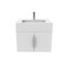 Castello Usa Nile 24-inch White Vanity Set with White Top and Chrome Handles CB-MC-24W-CHR-2053-WH - alternate 6